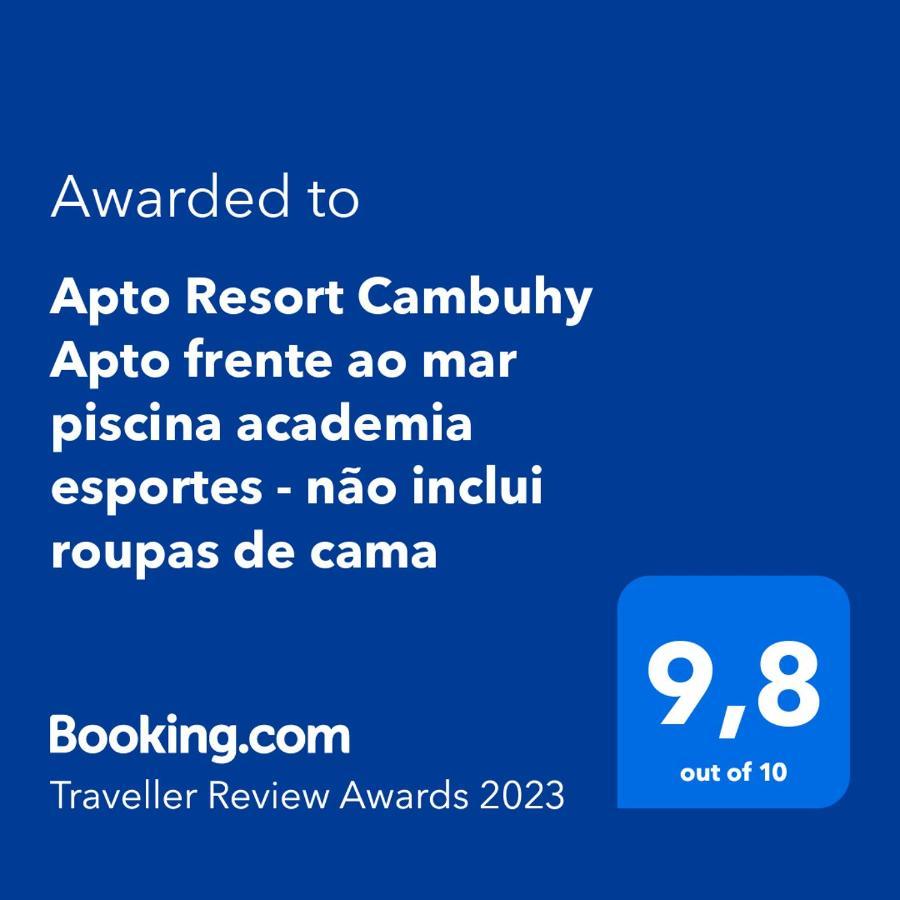 Apto Resort Cambuhy Frente Mar Piscina Academia Matinhos Exteriör bild